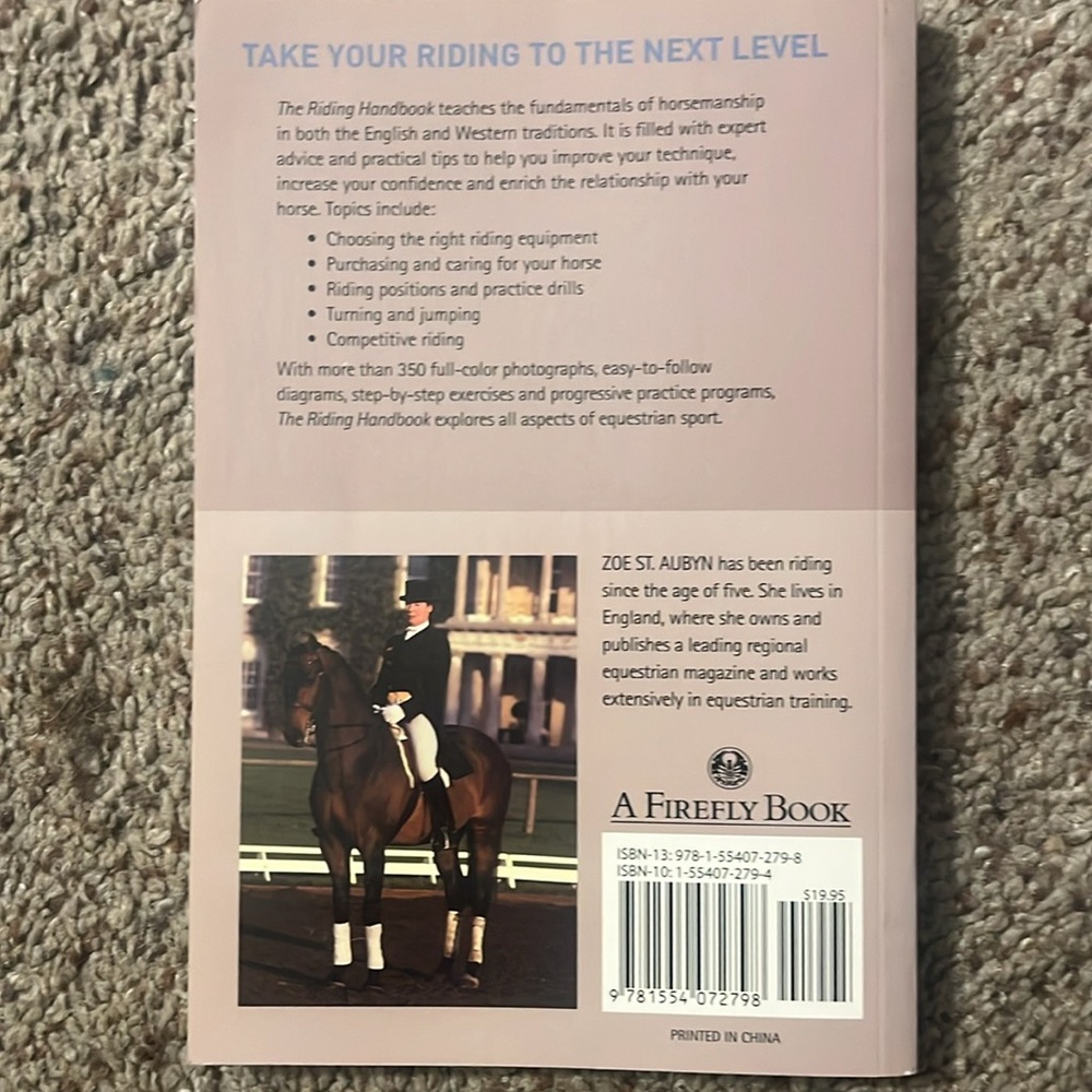 The Riding Handbook; Zoe St. Aubyn; ISBN: 978-1-55407-279-8 - Picture 2 of 3